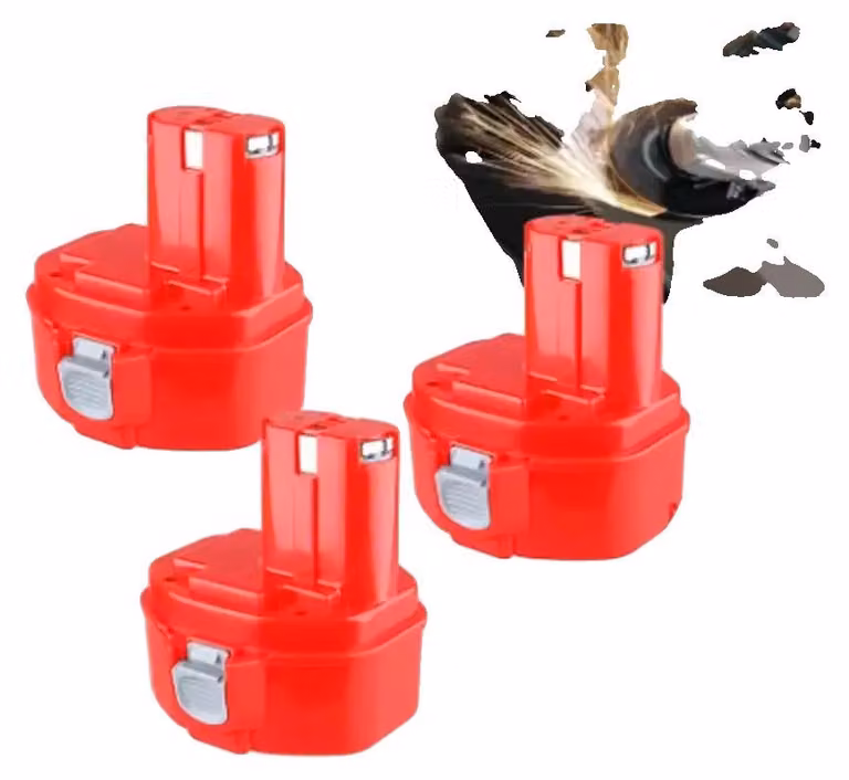 Batterie di ricambio, utensili elettrici da 14,4V, capacità 6800mAh, PA14 12.8AH - confezione da 3 pezzi