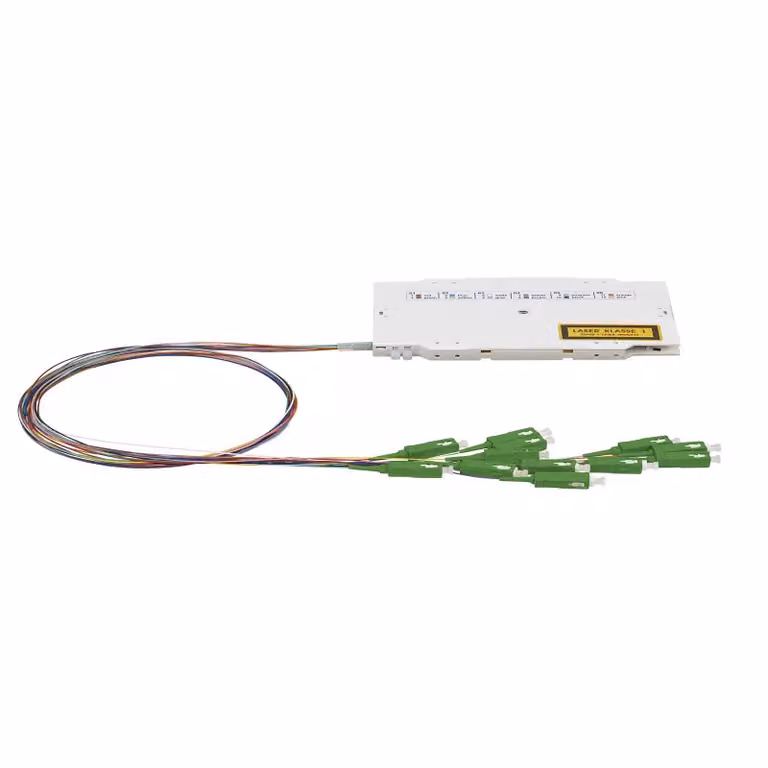Cassetta di giunzione preassemblata Metz Connect OpDAT 12xSC APC OS2 per protezione anti-crimpaggio 150929EA00-E