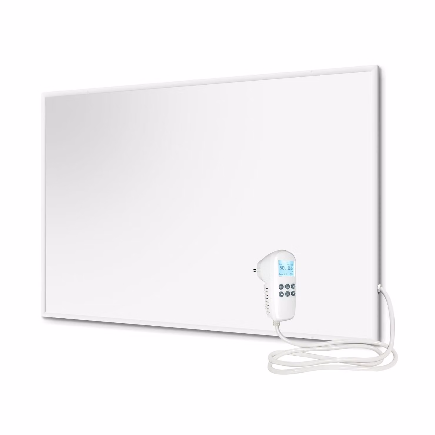 ZELURXX pannello riscaldante a infrarossi da parete con termostato - riscaldamento a risparmio energetico per casa e ufficio, calore confortevole, 1080W