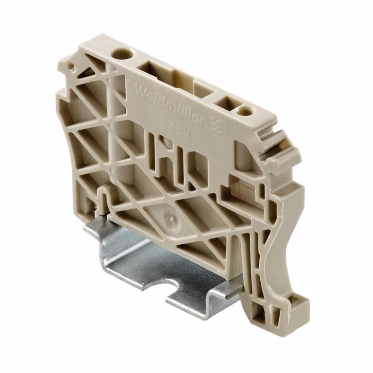 Supporto terminale per TS 35 - Mensola terminale senza viti per morsettiera ZEW 35