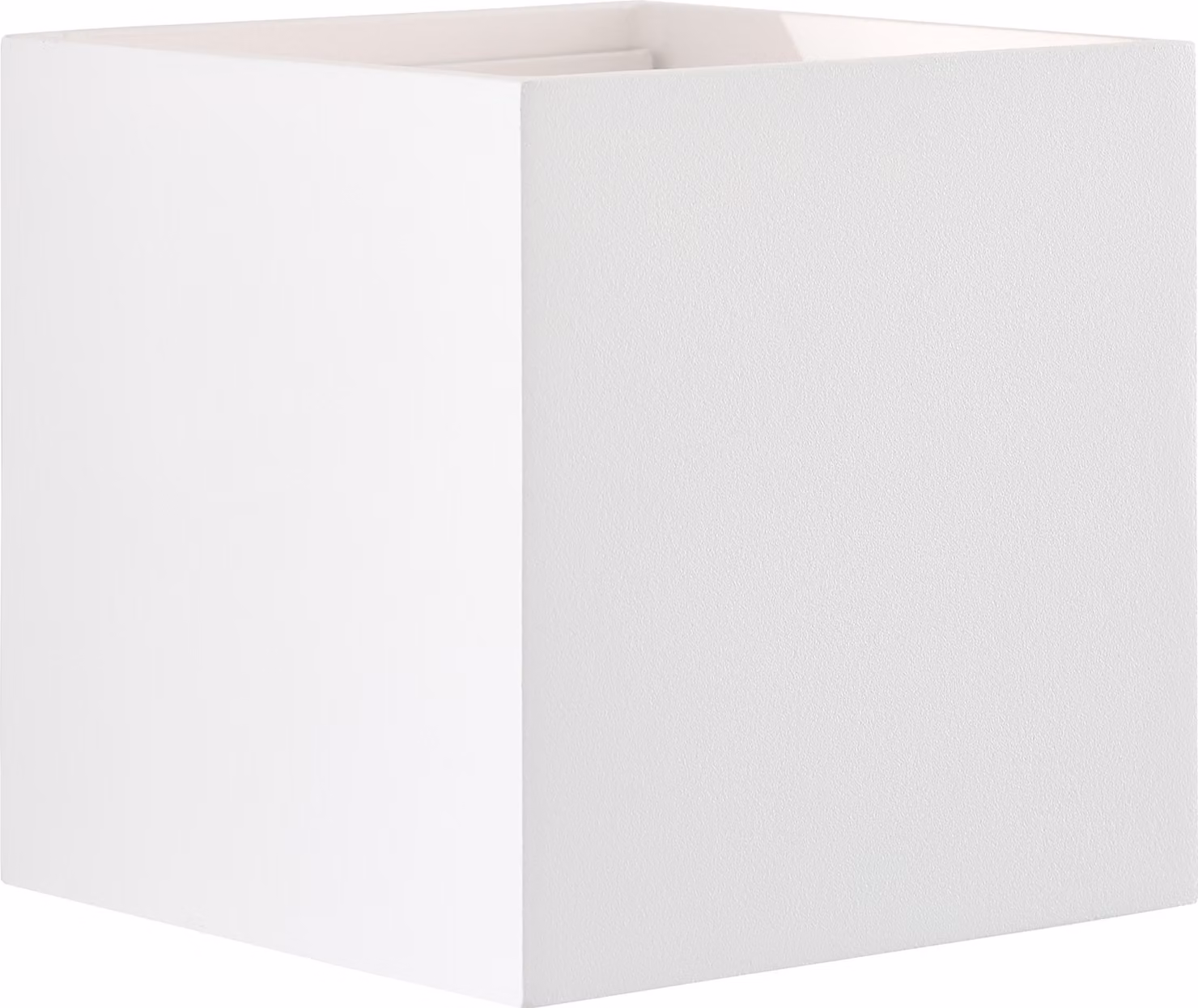 BRILLANTE applique da esterno a LED bianchi ISAK | Luce Up/Down | IP54 | angolo di emissione regolabile | 6W 500 Lumen 3000 Kelvin | metallo/vetro | 10x10 cm