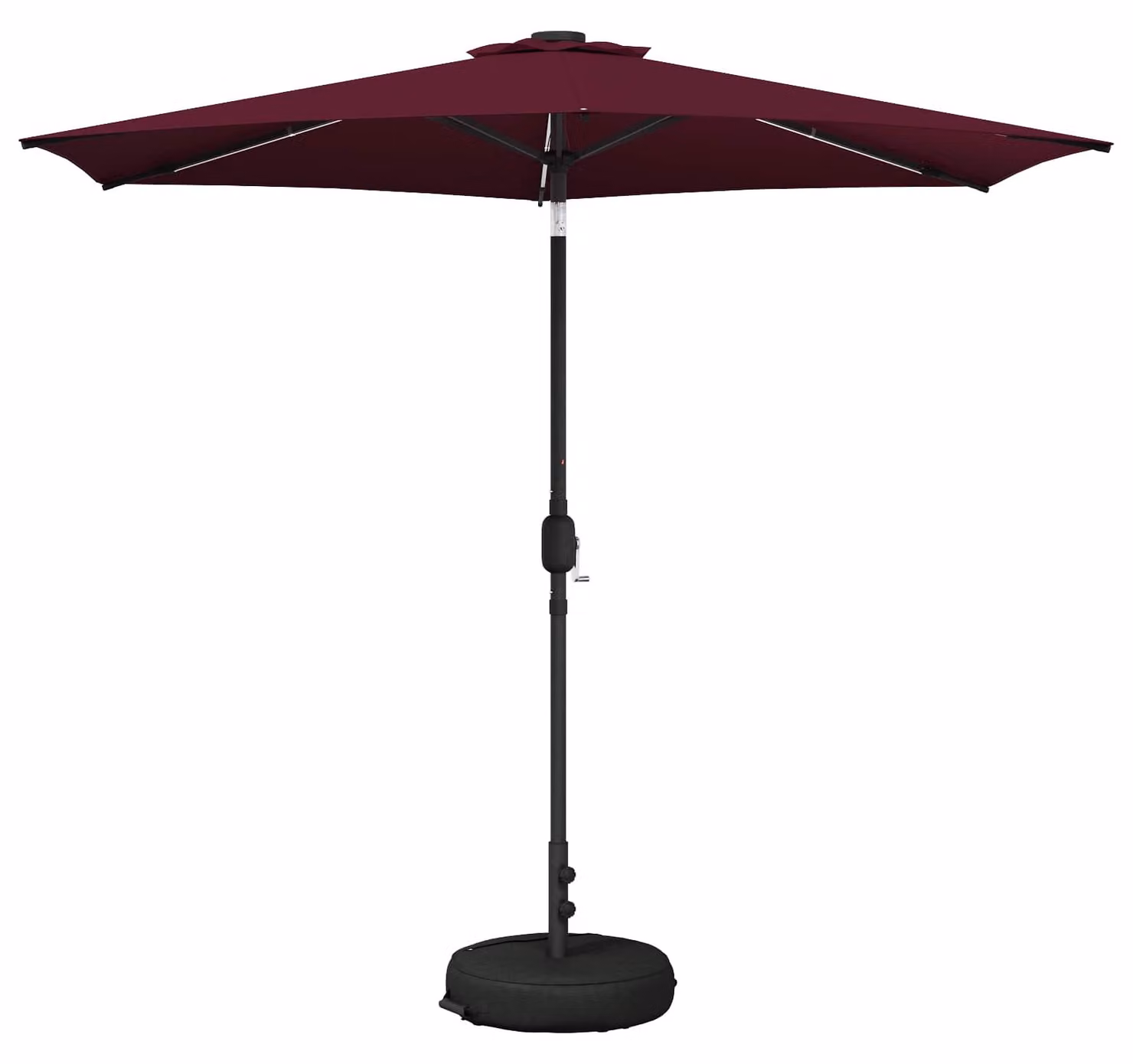 Parasol da Giardino con Luci LED 270 x 270 cm Poliestere
