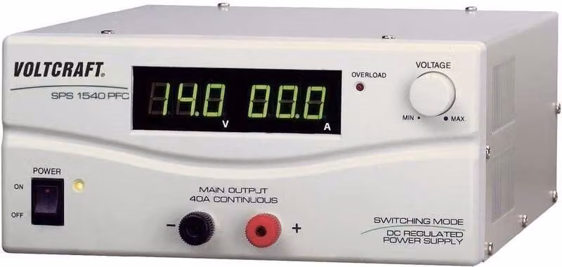 Voltcraft Labornetzgerät, einstellbar SPS 1540 PFC 3 - 15 V/DC 40 - 4 A 600 W 1 x Remote (SPS-9400)