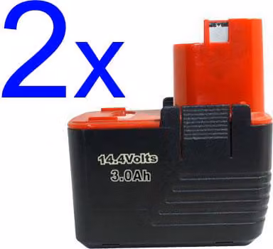2x batteria da 3000mAh pre Bosch 2 607 335 245, 2 607 335 246, BH 1454