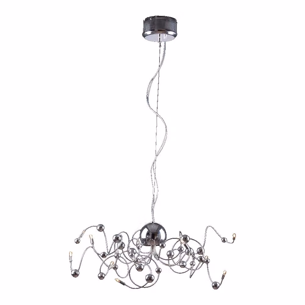 ARTEMIS lampada a sospensione 10xG4/12V/20W, cromo L: 760, H: 1260, dimmerabile