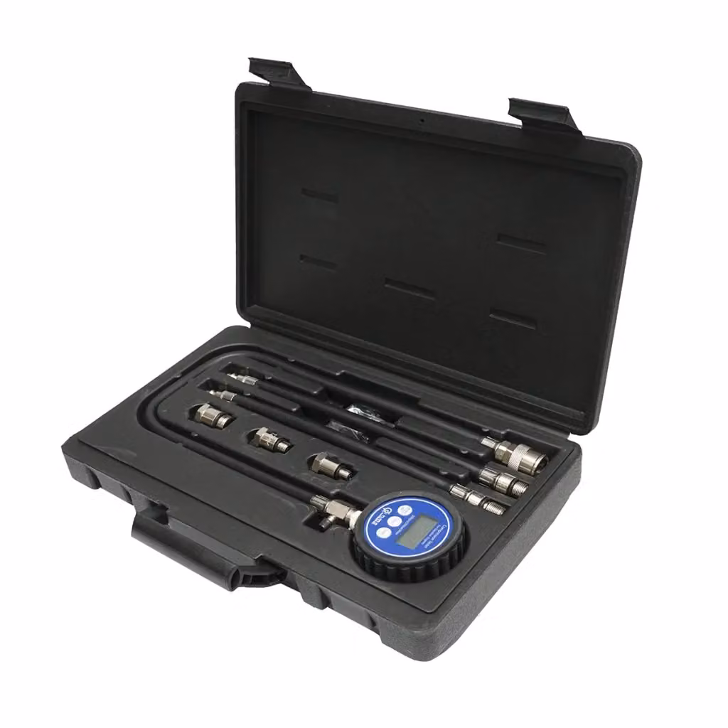 Kit di prova di pressione digitale per motori diesel 0-20 bar Breckner Germany colore nero – 2