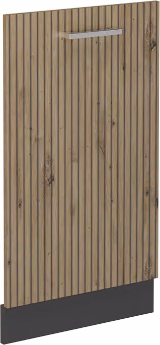 Pannello frontale della lavastoviglie Vicco R-Line Rovere artigianale 45 cm senza piano di lavoro, Model 54623