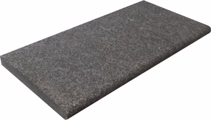 Pietra naturale per bordi piscina Trend per piscine rettangolari 600 x 300 cm | nero montagna | Kiruna