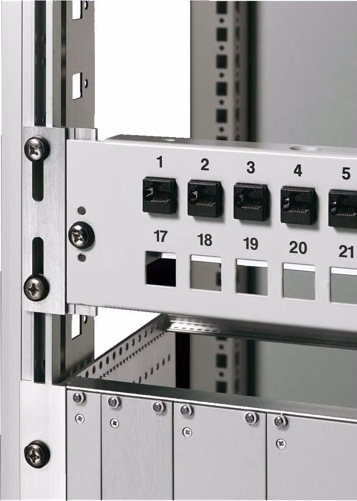 Rittal Adapter metrisch/zöllig 6 SU auf 3 HE
