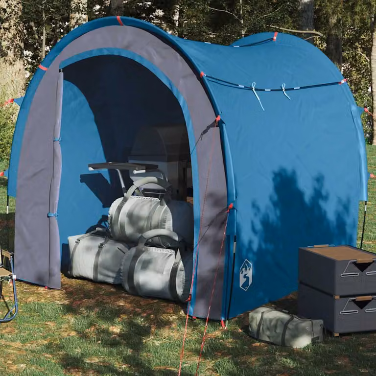 Tenda portaoggetti pieghevole impermeabile vidaXL blu per giardino