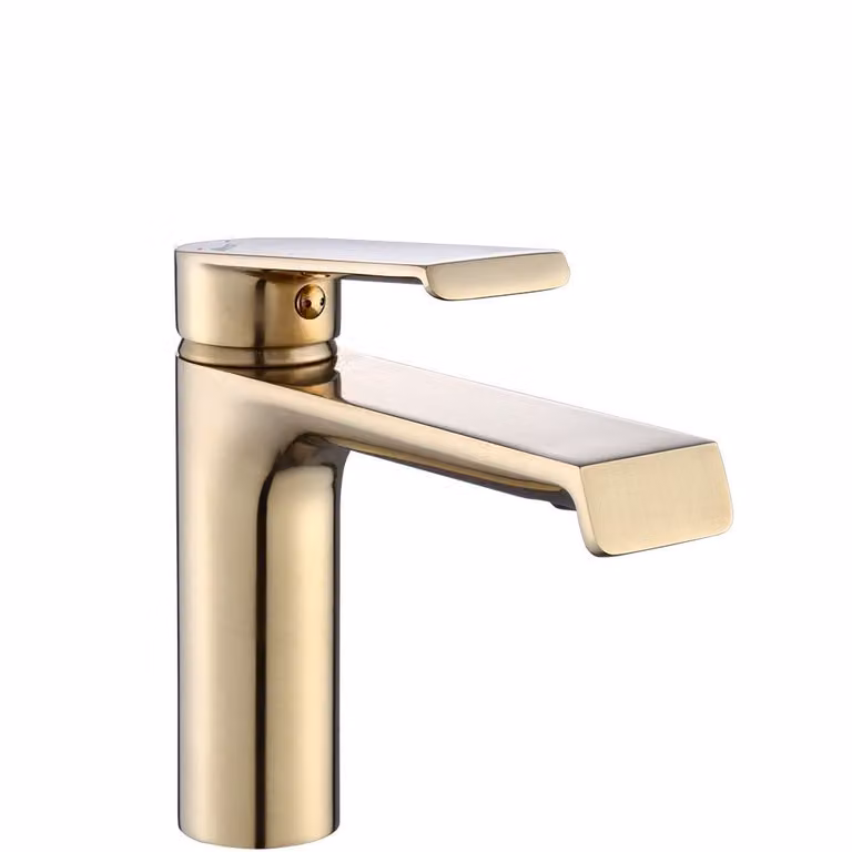 Rubinetto per lavabo Rea HASS oro spazzolato basso