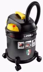 Aspiratore e Soffiatore Lavor Freddy 4 in 1 con Fusto in Metallo 1200W Black e Yellow