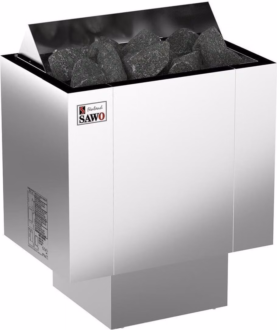 Stufe per sauna Sawo Nordex 8,0 kW, acciaio | controllo separato necessario | NRX-80NS-Z-C