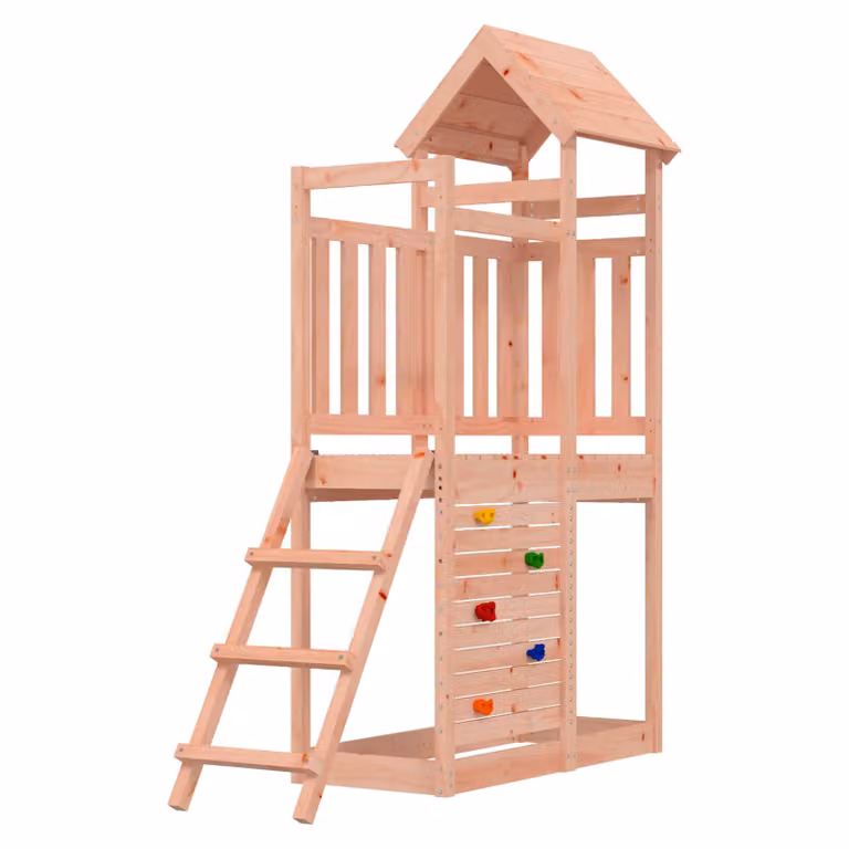 vidaXL Torre da Gioco Marrone Legno Massello di Douglas