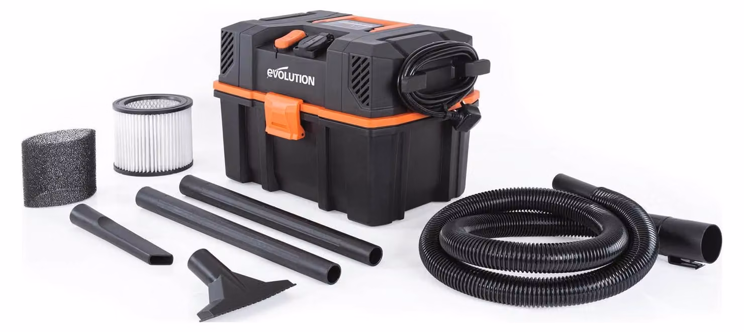 Aspiratore a umido e a secco EVOLUTION R15VAC 15 litri + soffiatore