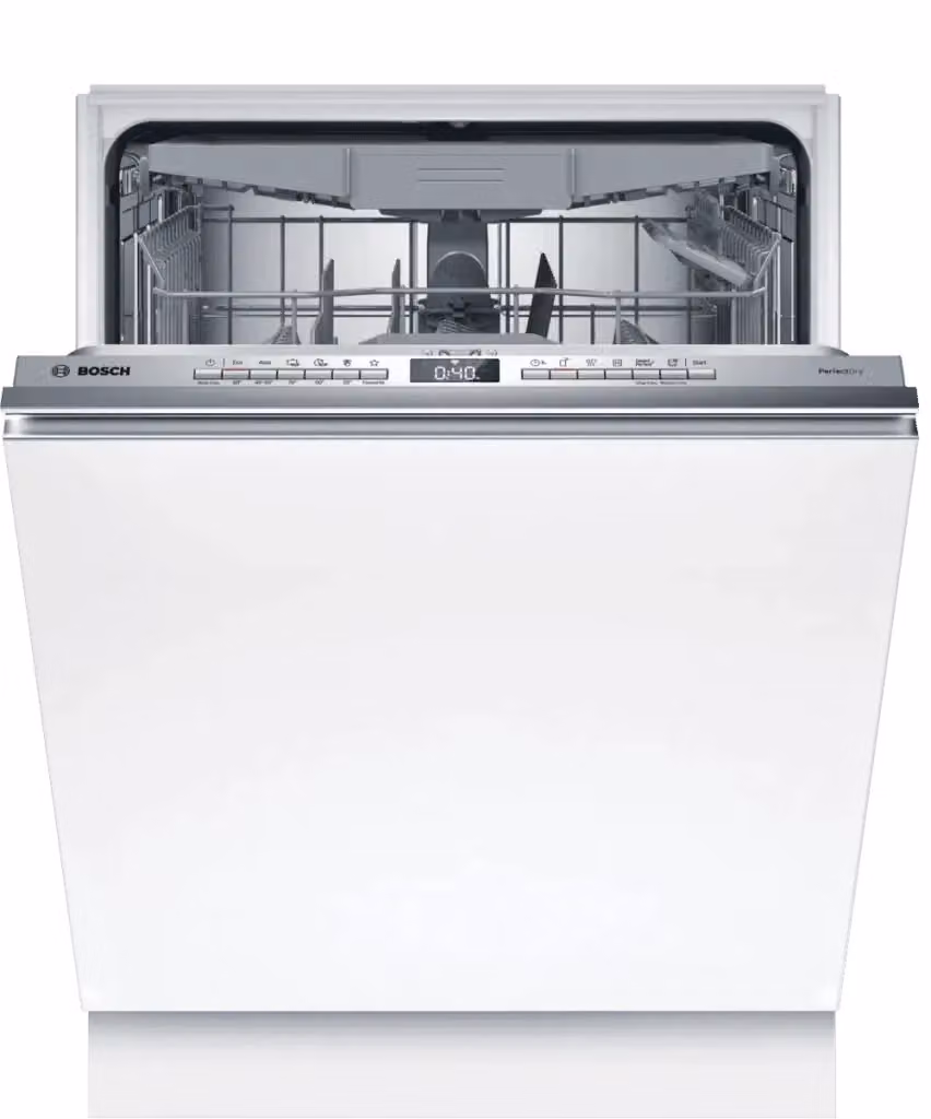 Lavastoviglie da incasso a scomparsa totale Bosch Serie 6 SMV6ZCX10E, 14 coperti, Classe B, 40 dB, con tecnologia Zeolite, Home Connect e Aquastop, L/P/H: 59,8 x 55 x 81,5 cm – 2
