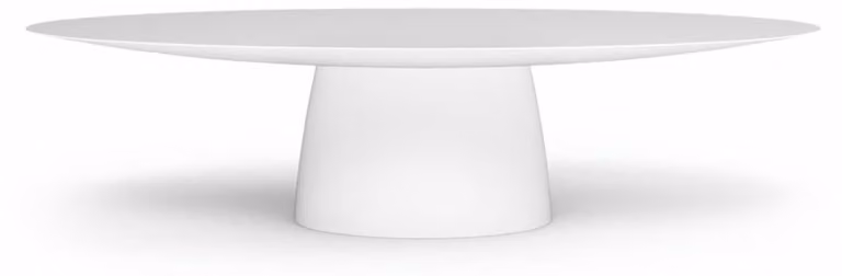 Casa Padrino Luxury Garden Dining Table Bianco Opaco 300 x 130 x H. 75 cm
