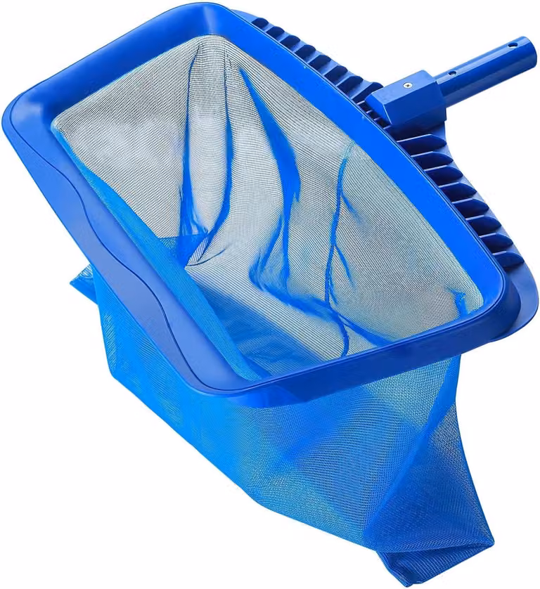 Rete per piscina, a maglie fitte, profonda 15 pollici, robusta, adatta per piscine