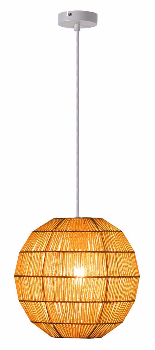 Lampada a sospensione per camera da letto E27 1x60W giallo 2222 Arsena Rabalux