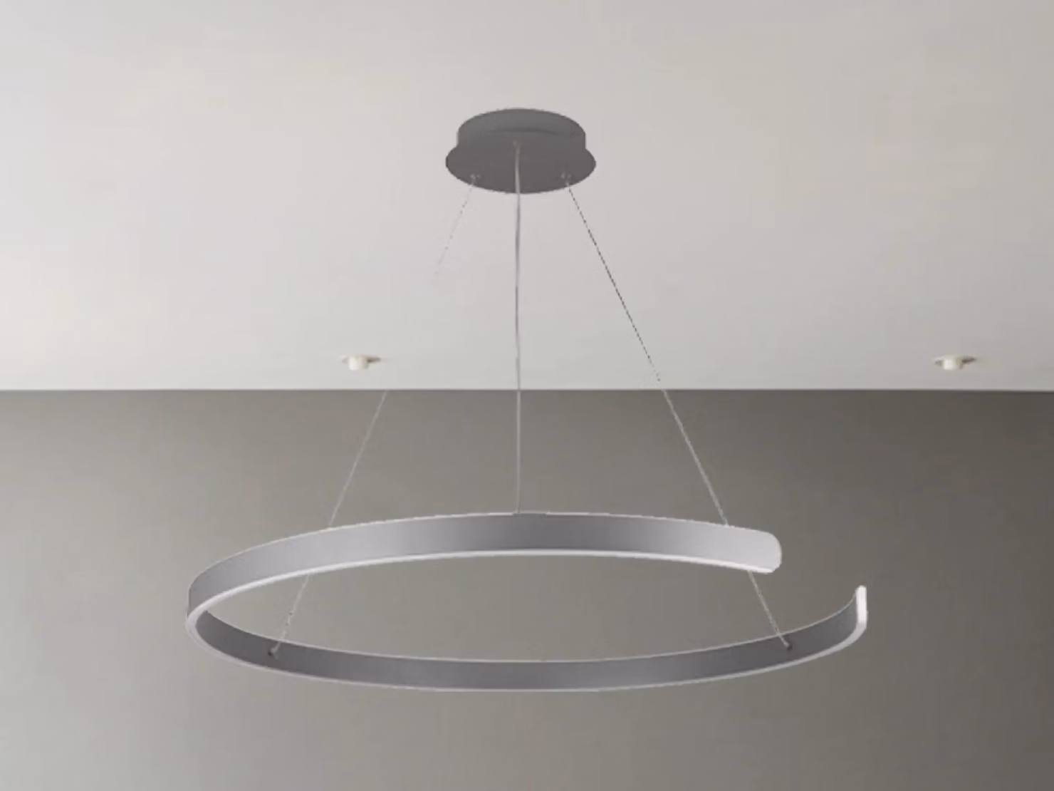 Lampada a sospensione a LED con telecomando, 100W
