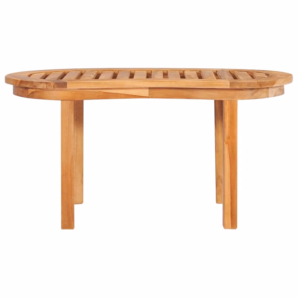 Tavolino 90x50x45 cm in legno massiccio di teak