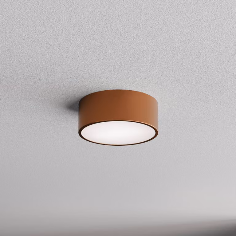 Plafoniera con sensore di movimento Cleo 200 TEMAR LIGHTING, Rame, Corridoio, Metallo, Moderno, Plafoniera