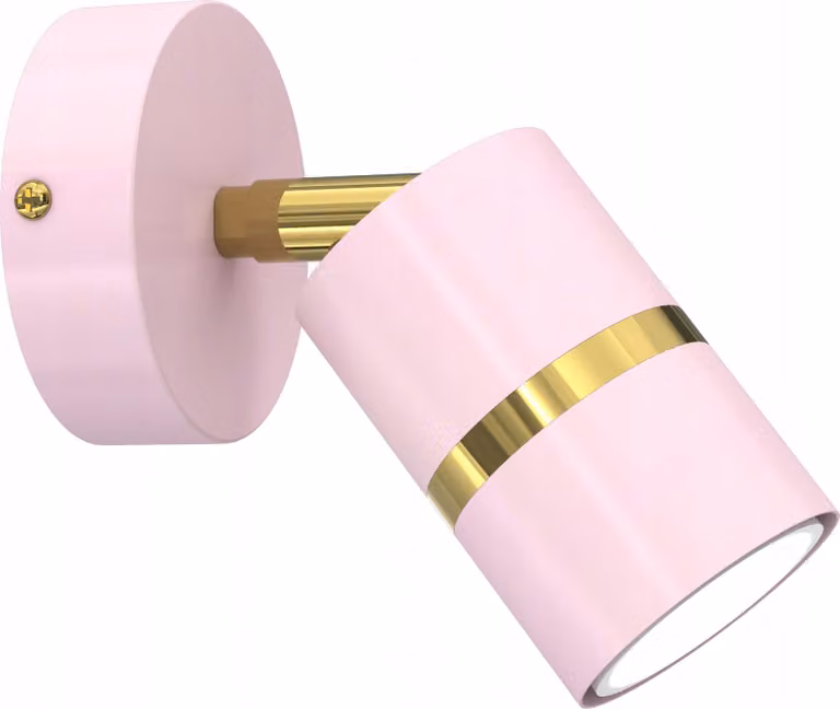 Appendiballa Per Bambini Con Faretto Regolabile A Led Gu10 Oro