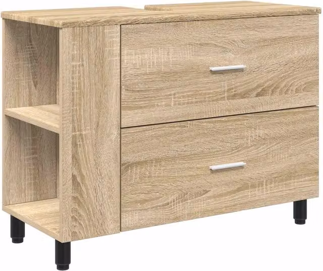 Mobiletto da Bagno | Armadio da bagno Rovere Sonoma 80 x 35 x 60 cm