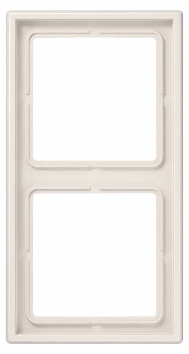 Telaio Jung a 2 ingressi orizzontale/verticale LS 982 W