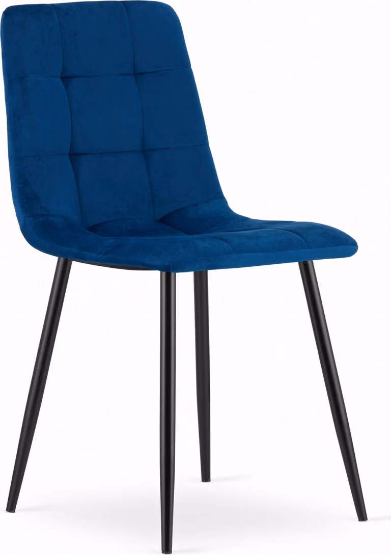 Sedia KARA - velluto blu navy x 1