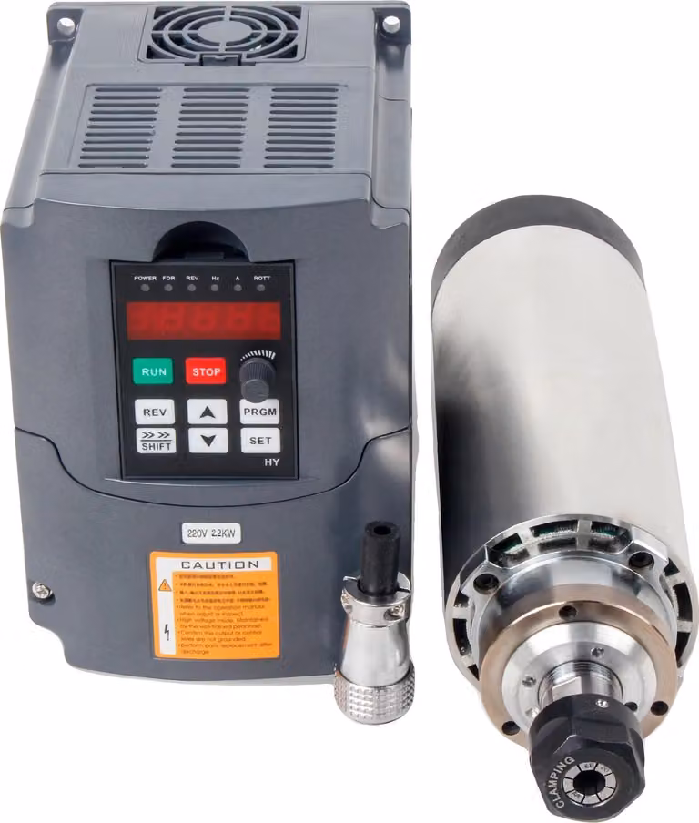 Motore mandrino CNC, regolazione PID, comunicazione RS485, con convertitore di frequenza, 1,5 kW ER16