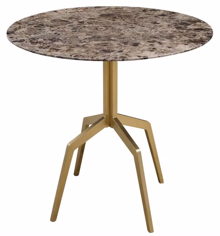 Casa Padrino tavolo da pranzo oro/nero 80 x h. 76 cm - Mobili per la sala da pranzo