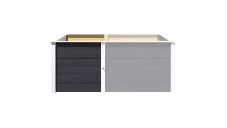 weka Set complementare per aiuola rialzata modulare in legno, 67 cm, antracite