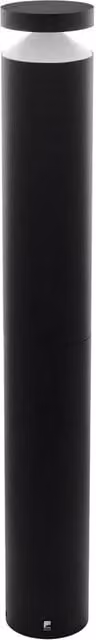 Lampione da giardino LED Melzo Eglo nero con policarbonato trasparente, H: 99 cm, 950 lumen, IP65