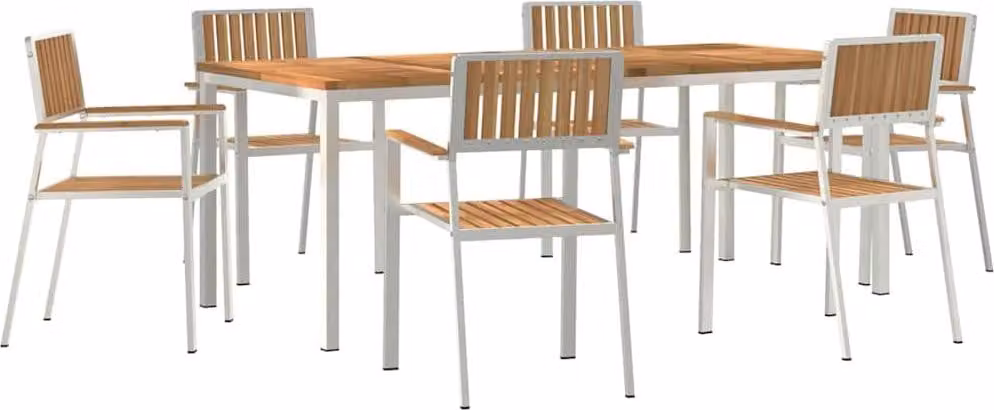 Set da pranzo per esterni 7 pcs