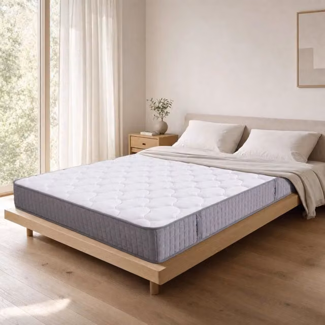 Materasso ergonomico a molle insacchettate H3; 7 zone; 140x200 cm; bianco