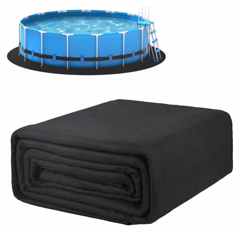 Tappetino circolare per piscine, diametro 3 m, 4 m/5 m, proteggisole per piscine