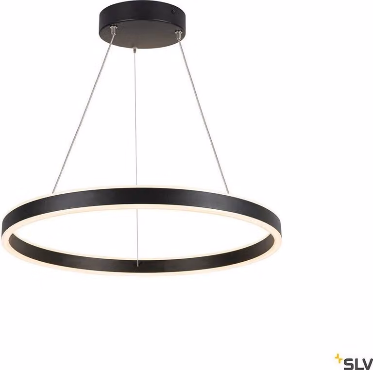 SLV 1004761 ONE 60 PD DALI, lampada a sospensione a LED, nero, con controllo della temperatura di colore (CCT) regolabile a 3000/4000K