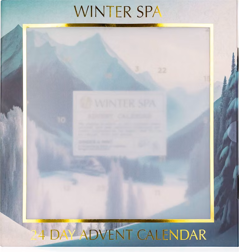 Accentra Winter Spa Calendario dell'Avvento di 24 giorni allo zenzero e alla menta