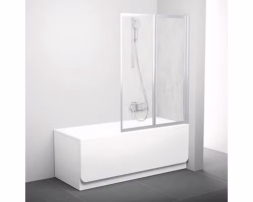 Schermo per vasca da bagno RAVAK VS2 105 satin+Rain 796M0U0041