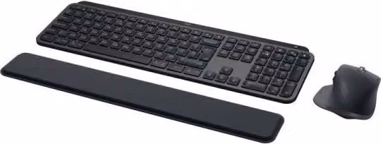 Set di tastiera MX Keys S e mouse Logitech, colore nero, con tecnologia Bluetooth e Wi-Fi