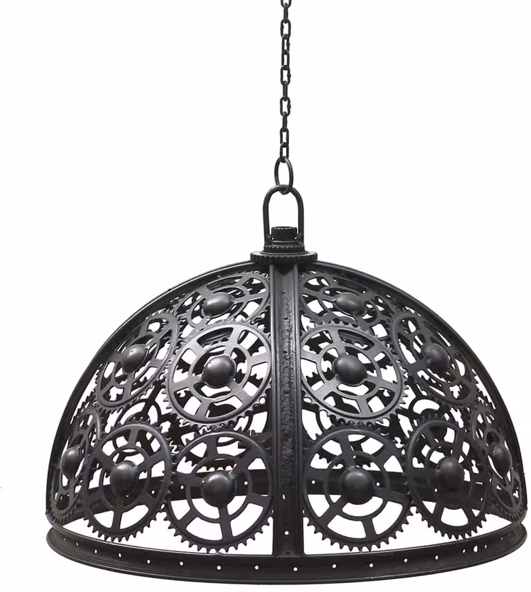 Lampada a sospensione Aapaam XXL - Lampada a sospensione industriale in ferro, 65 cm