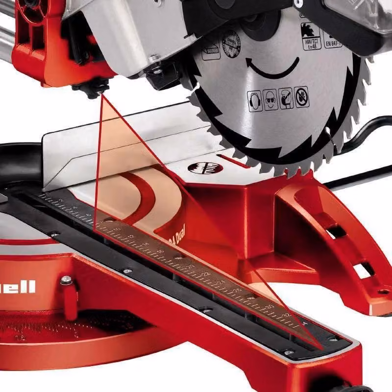 Troncatrice radiale Einhell TC-SM 2534 Dual rossa con lama da 250 mm e sistema laser – 2