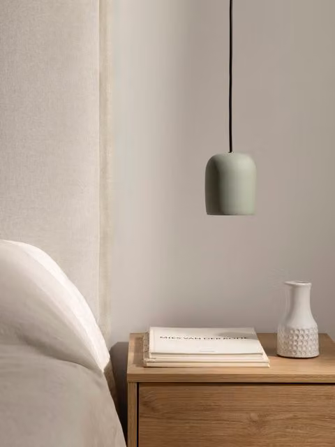Lampada a soffitto sospesa Notti verde in metallo Kenay Home