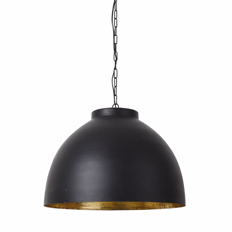 Lampada a sospensione Light & Living Ø60x42 cm KYLIE X-large nero/oro