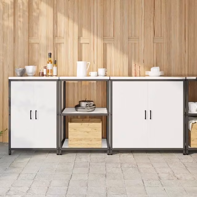 Set di Stoccaggio per Cucina HATTEM 3 pz Bianco 3392702
