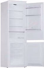 Frigorifero combinato da incasso De'Longhi F6CSF250E, colore bianco, capacità 250 L, classe energetica E, con apertura reversibile e sistema statico, L/P/H: 60 x 54,5 x 176,9 cm