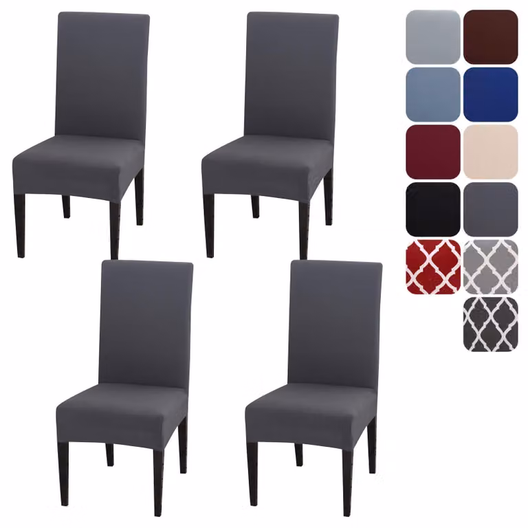 Set di 4 coprisedie – Coprisedie rimovibili e lavabili