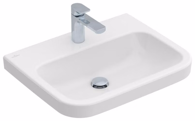 Villeroy & Boch Architectura lavabo, rectangulaire, 1 trou pour robinet, sans trop-plein, 600x470mm, 418861R1, 418861R1