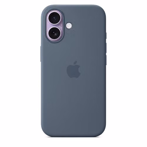 Apple Custodia MagSafe in silicone per iPhone 17 - Blu salmastro ​​​​​​​